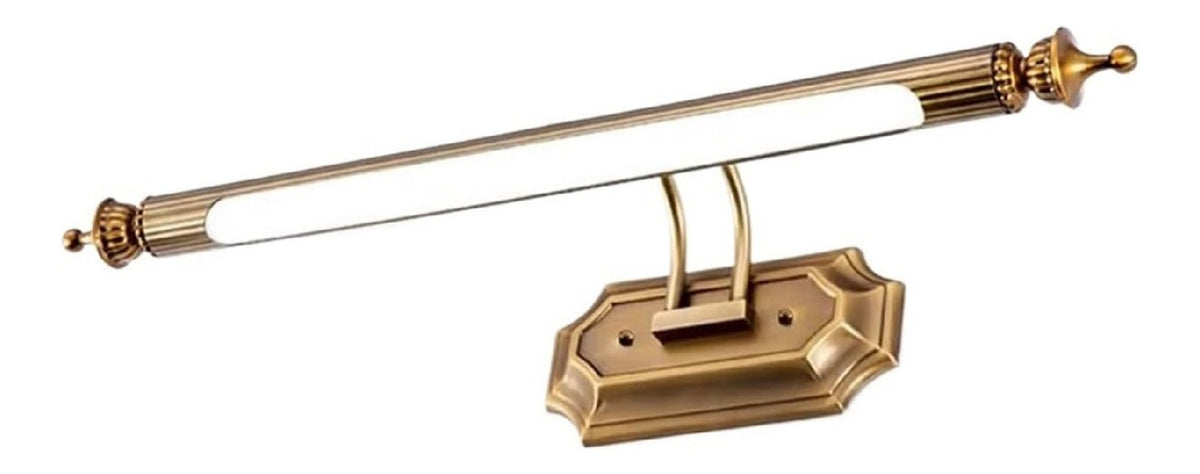 Luci da specchio con braccio LED integrato bronzo