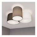Plafoniera da soffitto 20 cm stile vintage bianco