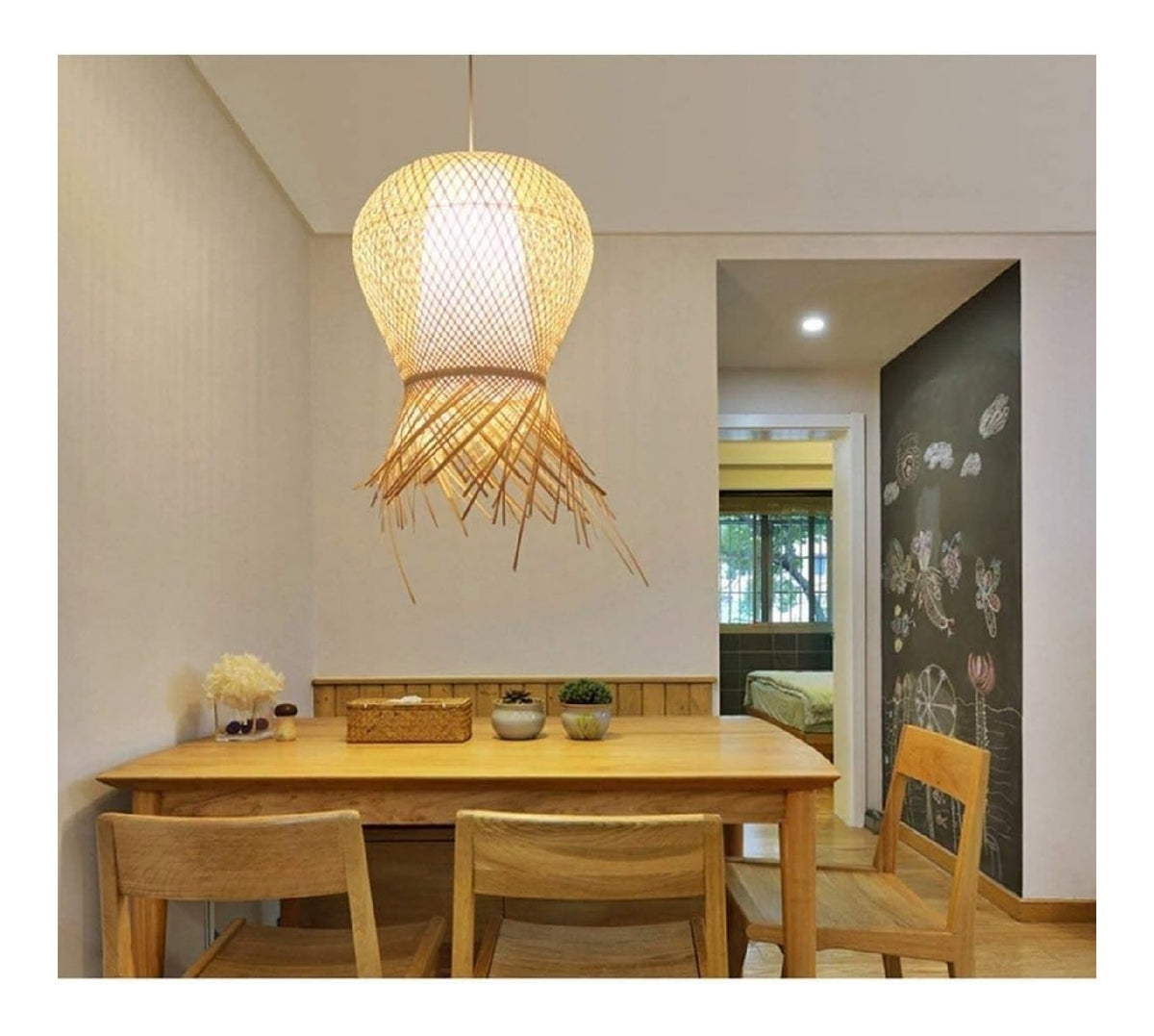 Lampada a sospensione 38 cm LED integrato verde