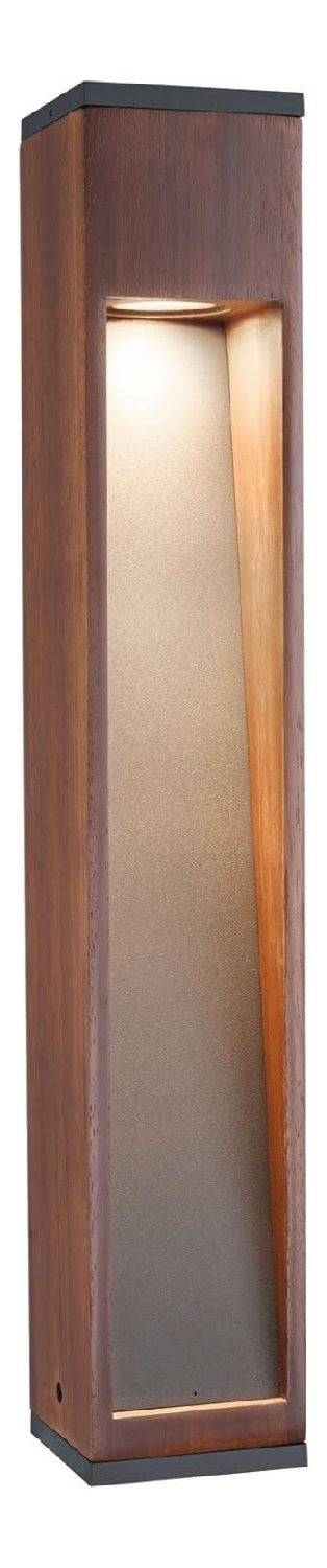 Lampada esterni paletto dilluminazione Trabia LED integrato bianco