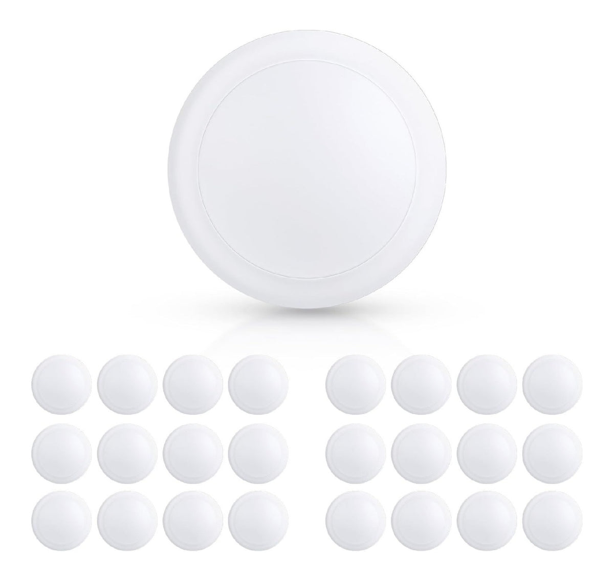 Luce da soffitto dimmerabile struttura in metallo bianco
