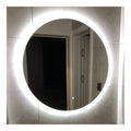 Specchio Rotondo, Specchio Bagno Illuminato LED integrato argento