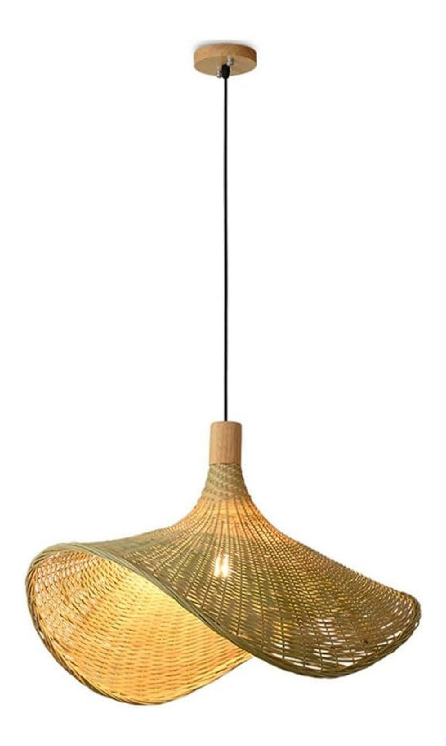 Lampadario decorativo stile industriale linea minimalista beige