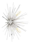 Applique da parete 27 cm argento