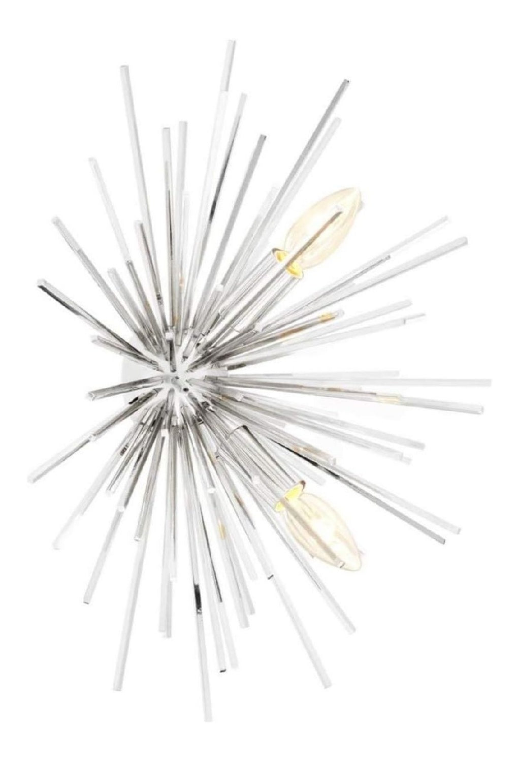 Applique da parete 27 cm argento