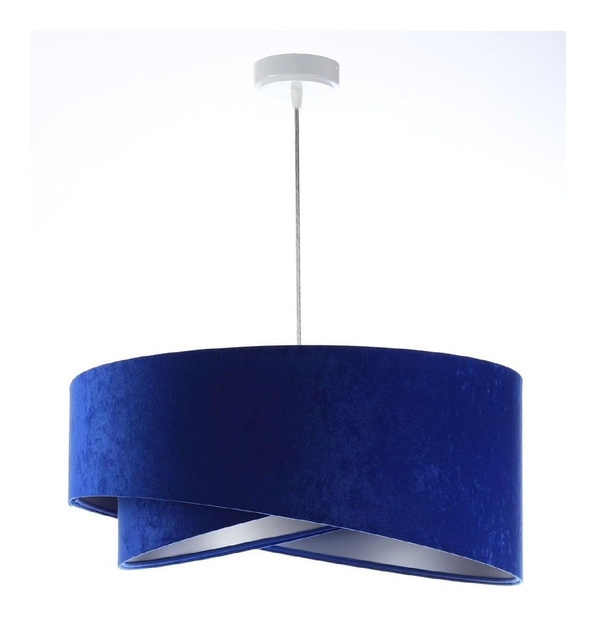 Led integrato lampadario decorativo 50 cm bianco