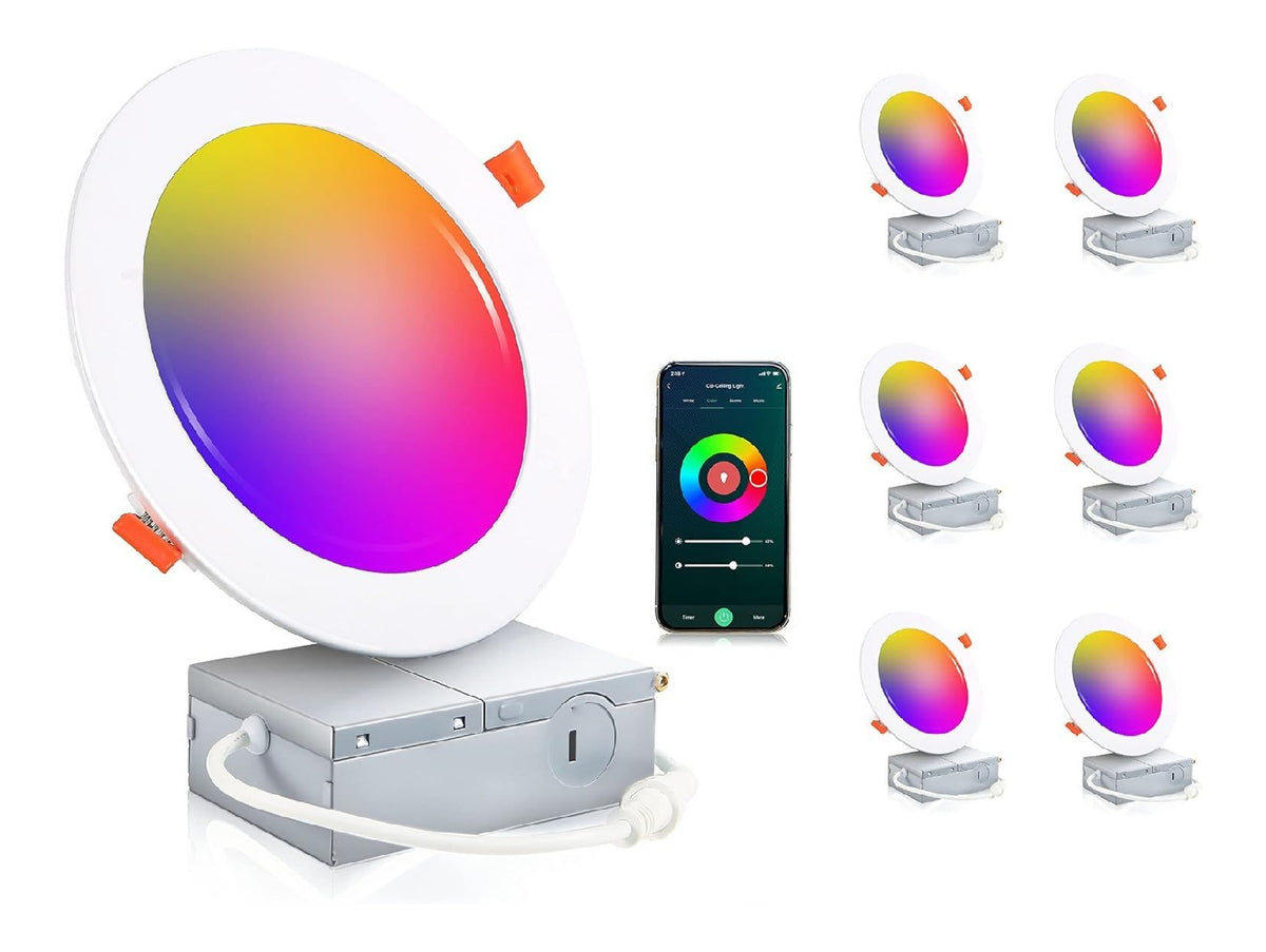 Kit alloggiamenti e allestimenti CLOUDY Luci Smart Wi-Fi incasso
