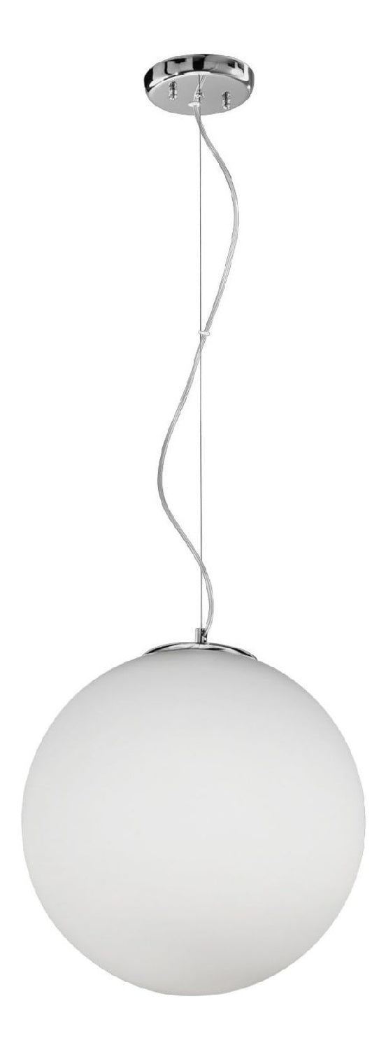 Lampada a sospensione 40 cm regolabile bianco