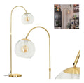 Lampada da terra 140 cm dimmerabile ottone