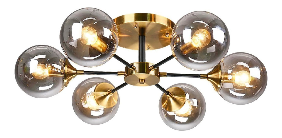 Plafoniera da soffitto Illuminazione luci moderna Gold bianco