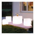 Corpo illuminante Cubo Luminoso Ricaricabile, Telecomando, Impermeabile, bianco