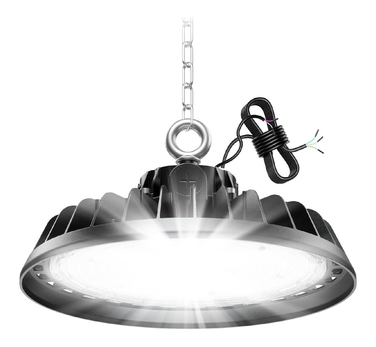 Spot luminoso regolabile in alluminio nero
