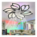 Ventilatore da soffitto con luce dimmerabile regolabile nero Ventilatore Soffitto Luce Telecomando