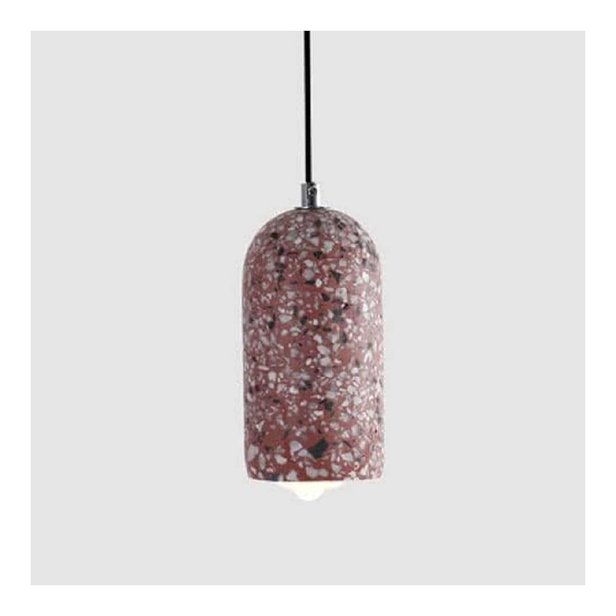 Lampadario a soffitto regolabile linea minimalista rosso