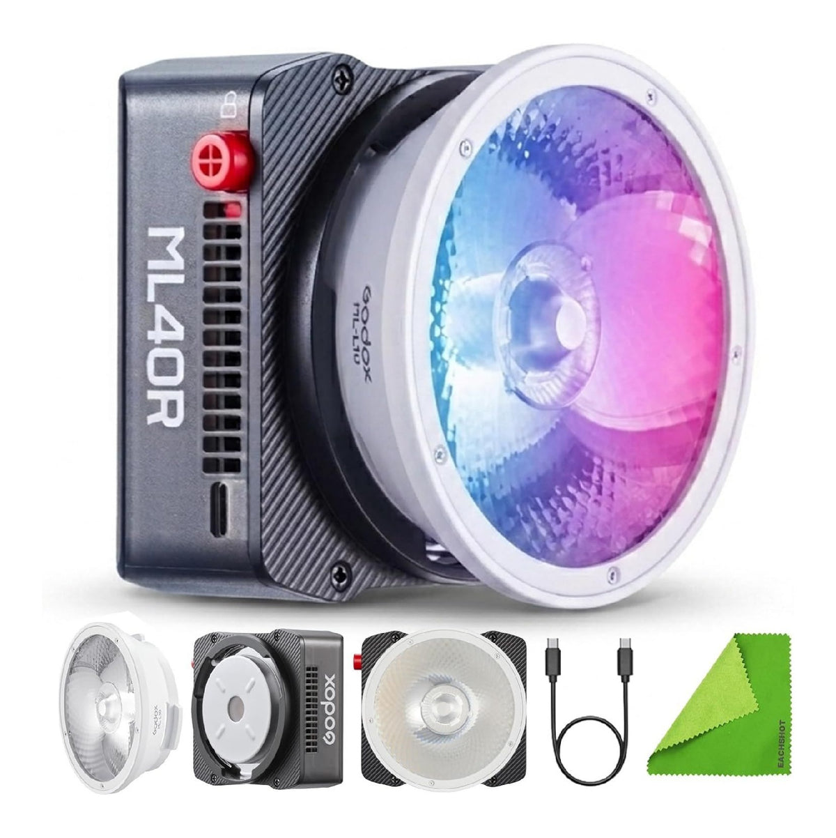 Regolabile luce video led LED integrato oro