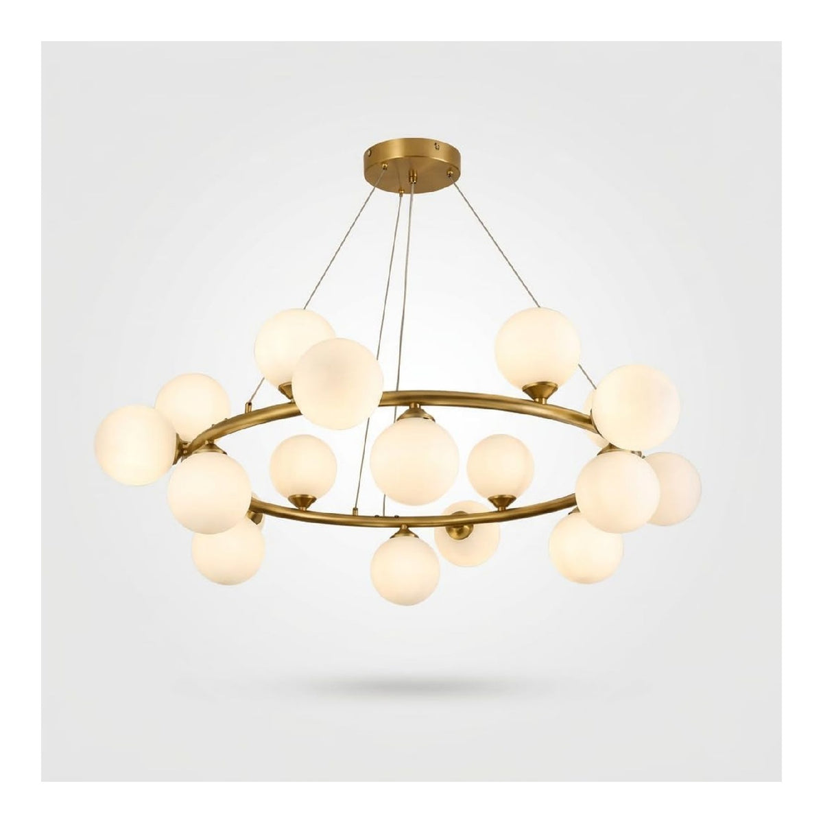 Lampadario a soffitto Lampadario Moderno Luci Sfere Ottone