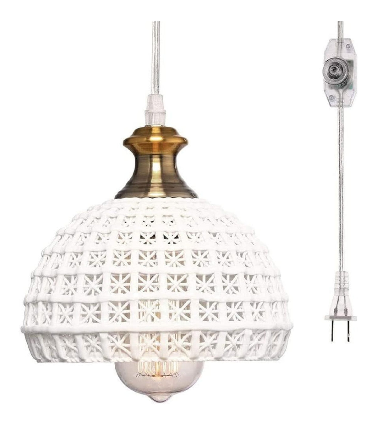 Plafoniera da soffitto 1000 cm dimmerabile nero