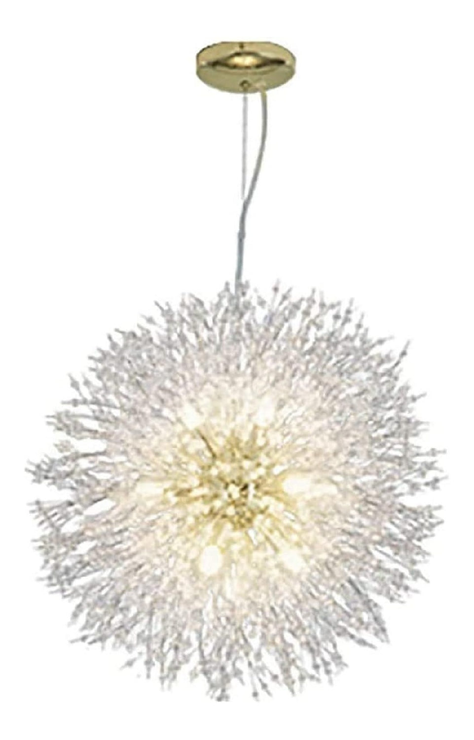 Con cristalli plafoniera da soffitto oro