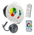 Luce a parete dimmerabile con telecomando bianco