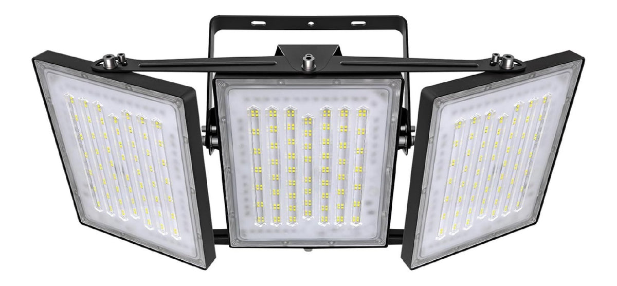 Lampada da esterno regolabile in alluminio nero