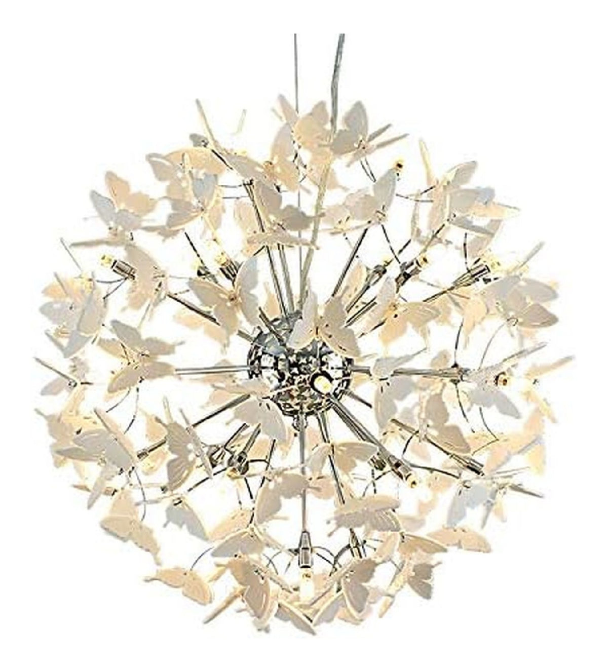 Lampadario a soffitto Lampadario Lampadario cristallo farfalla moderna