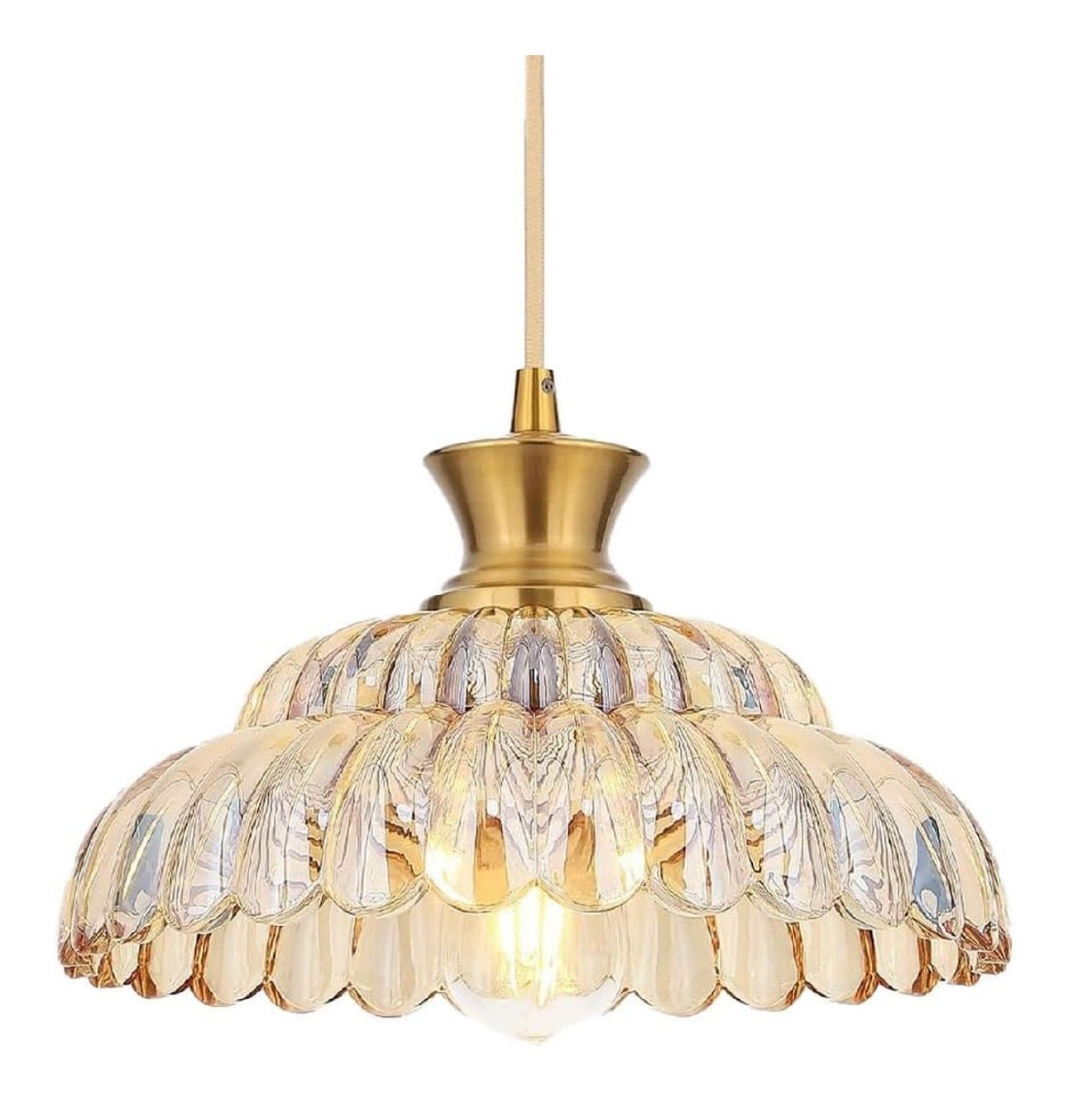 Plafoniera da soffitto 30 cm dimmerabile oro