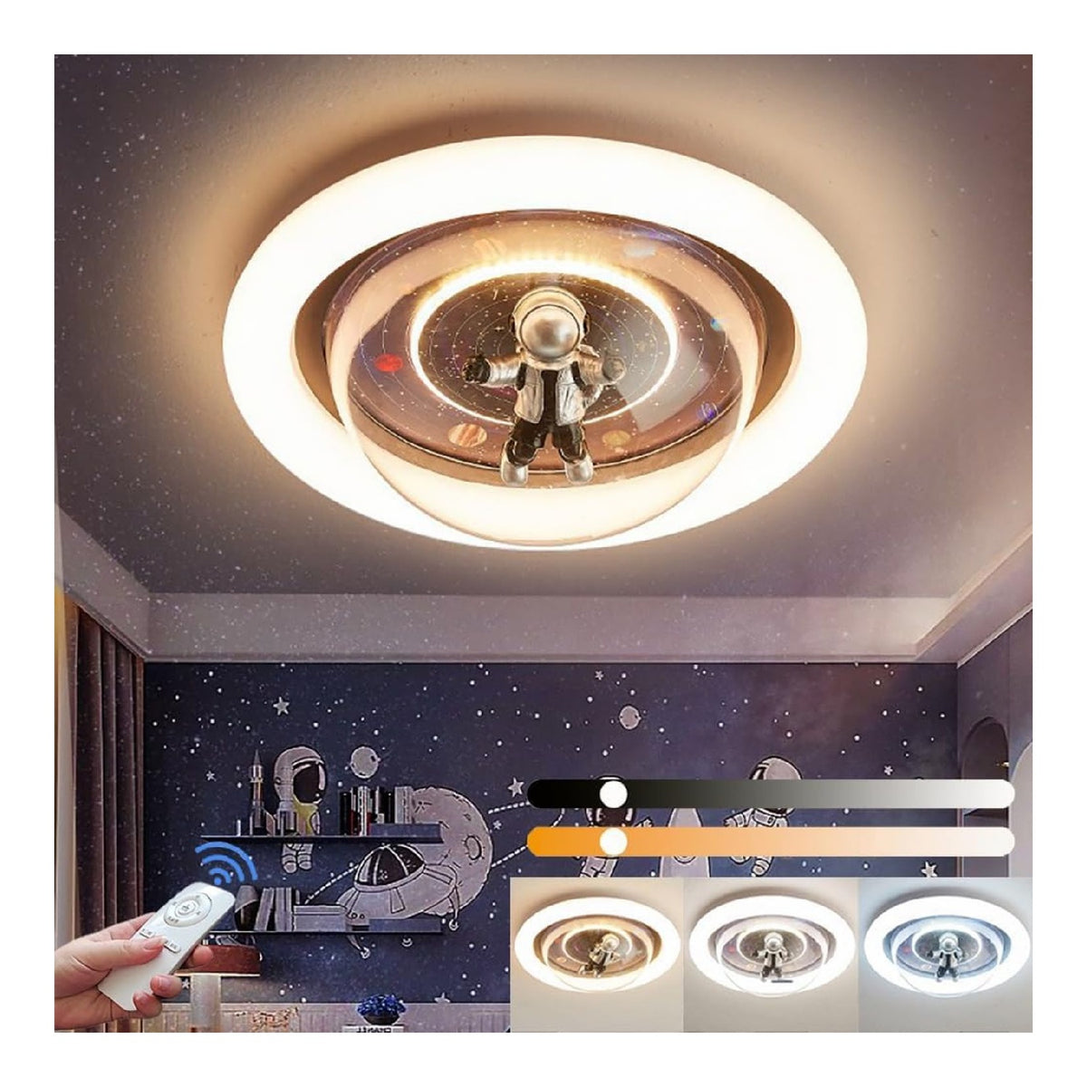 Plafoniera da soffitto Plafoniera Bambini Moderna Lampada Soffitto rame