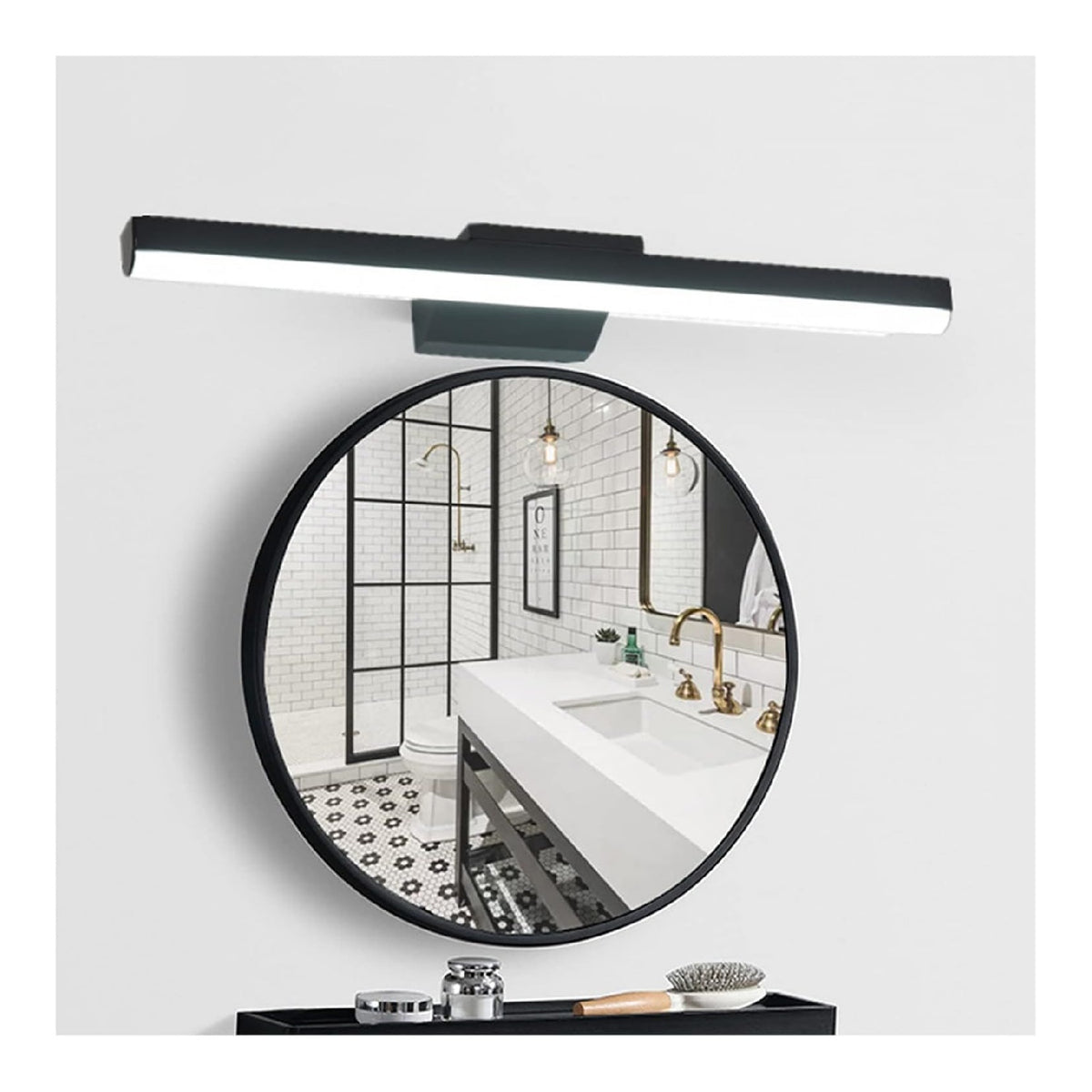 Lampada da parete Lampade Specchio Bagno Lampada Specchio nero