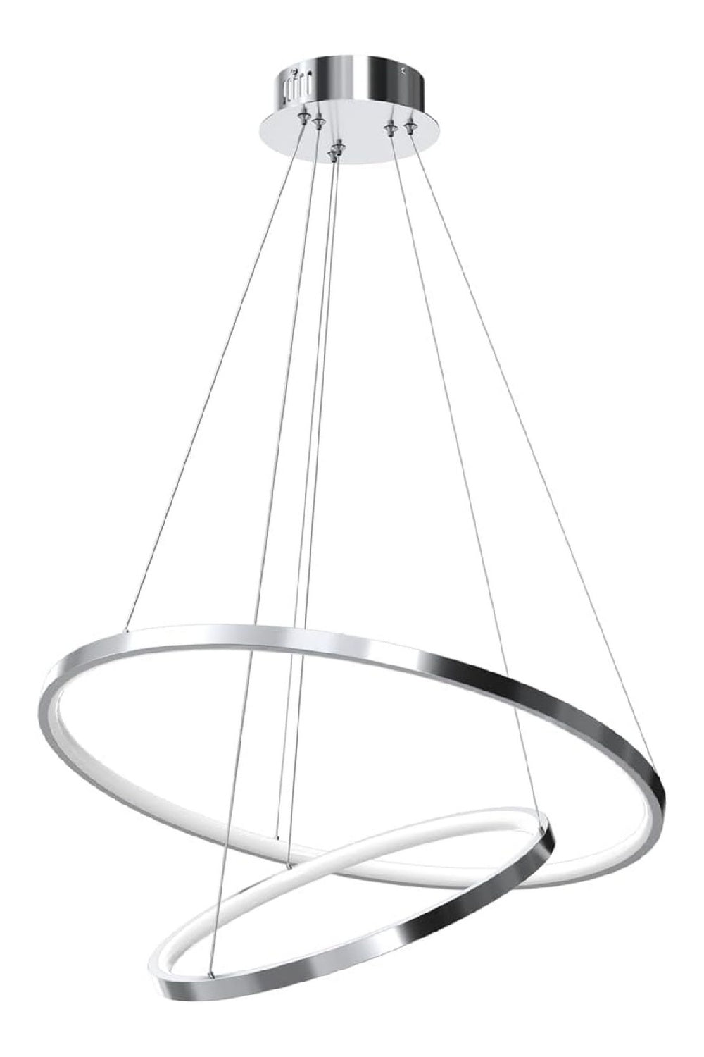 Luce sospesa Milagro ROTONDA CHROME Lampada sospensione nero
