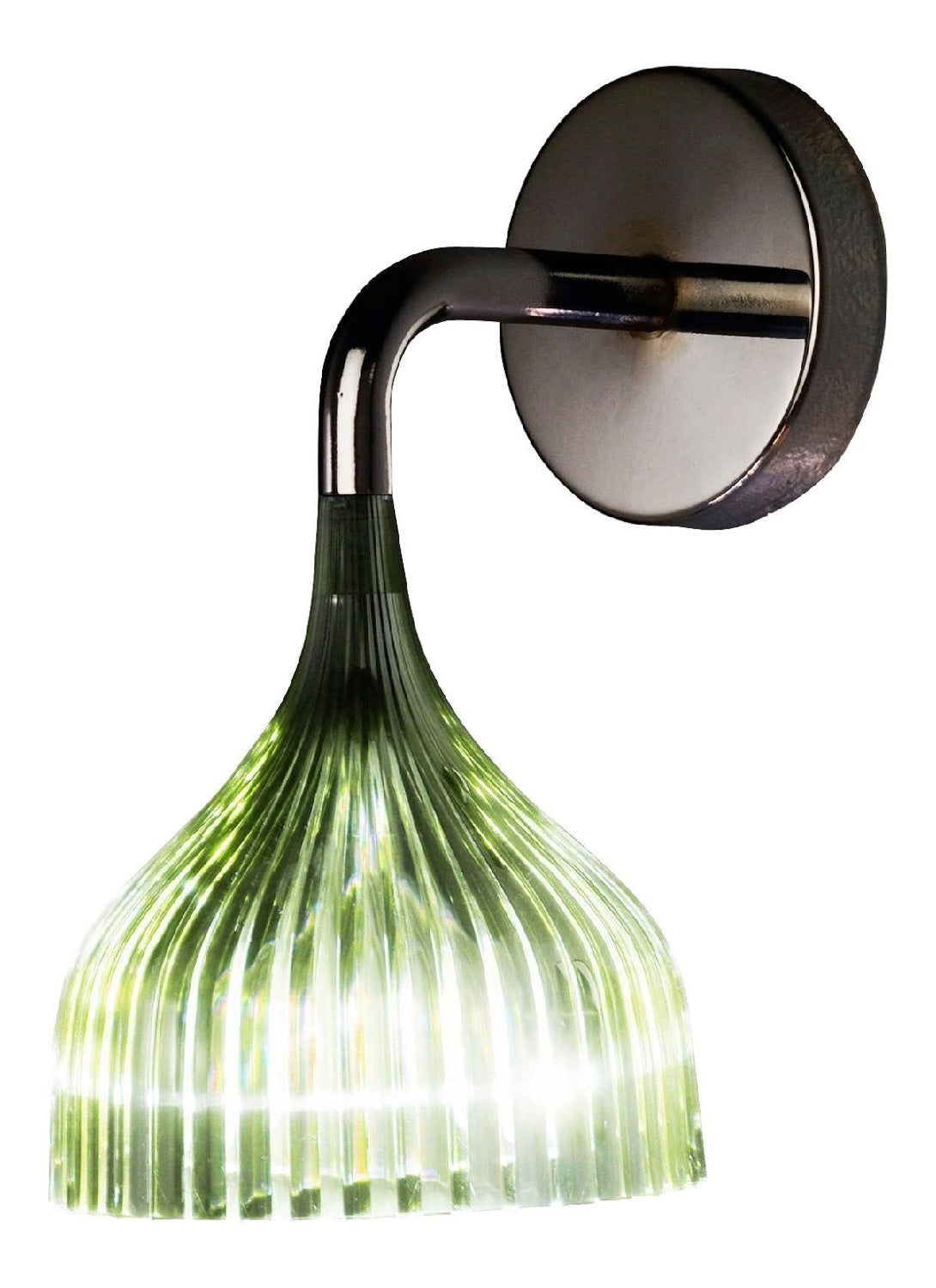 Applique da parete LED integrato verde