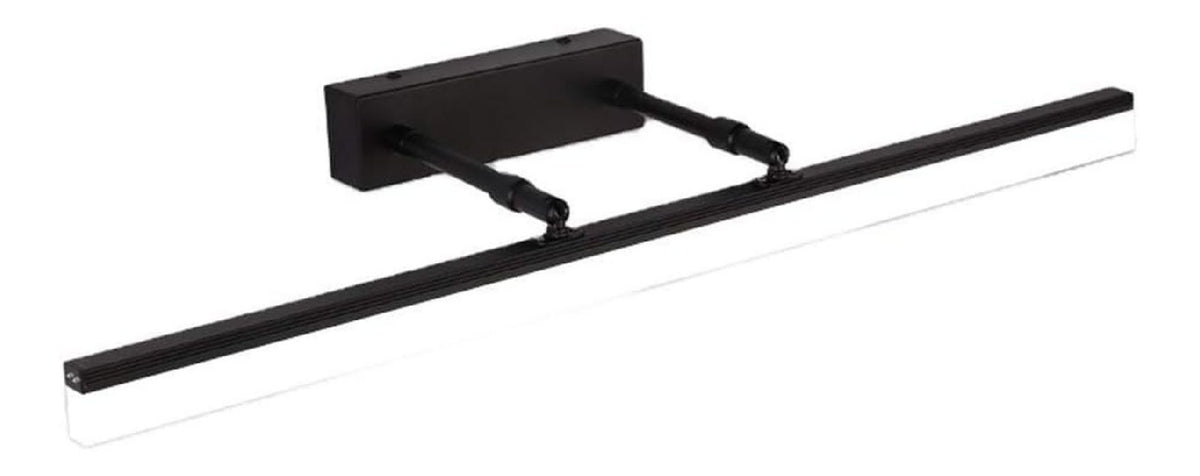Lampada Specchio Lampade Specchio Bagno regolabile LED integrato nero