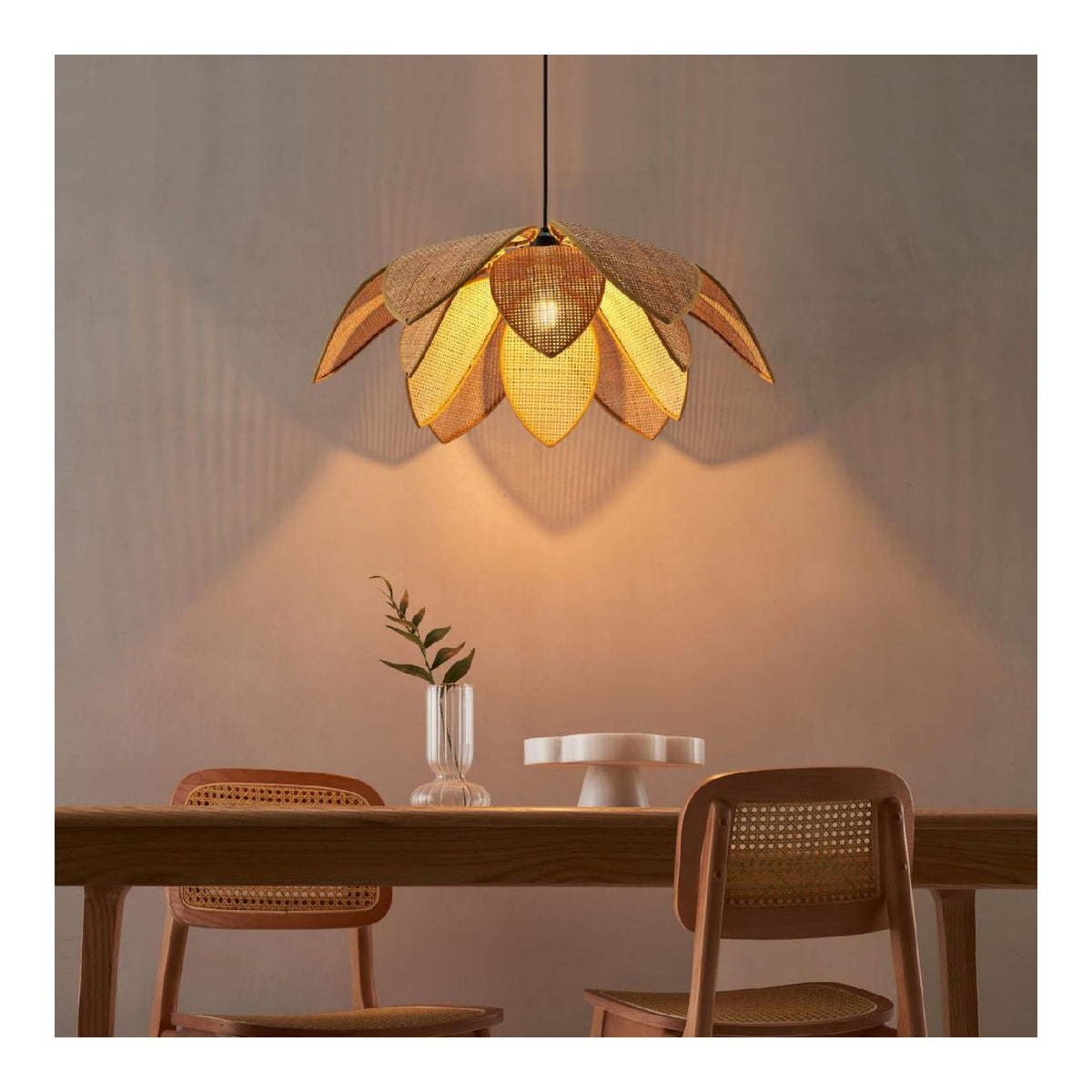 Lampadina nero Lampada sospensione alla moda