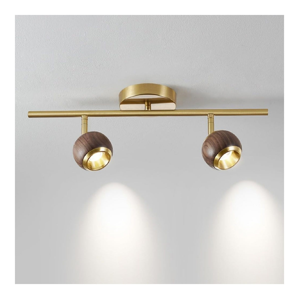 Sistema a cavi per faretti 8 cm regolabile oro
