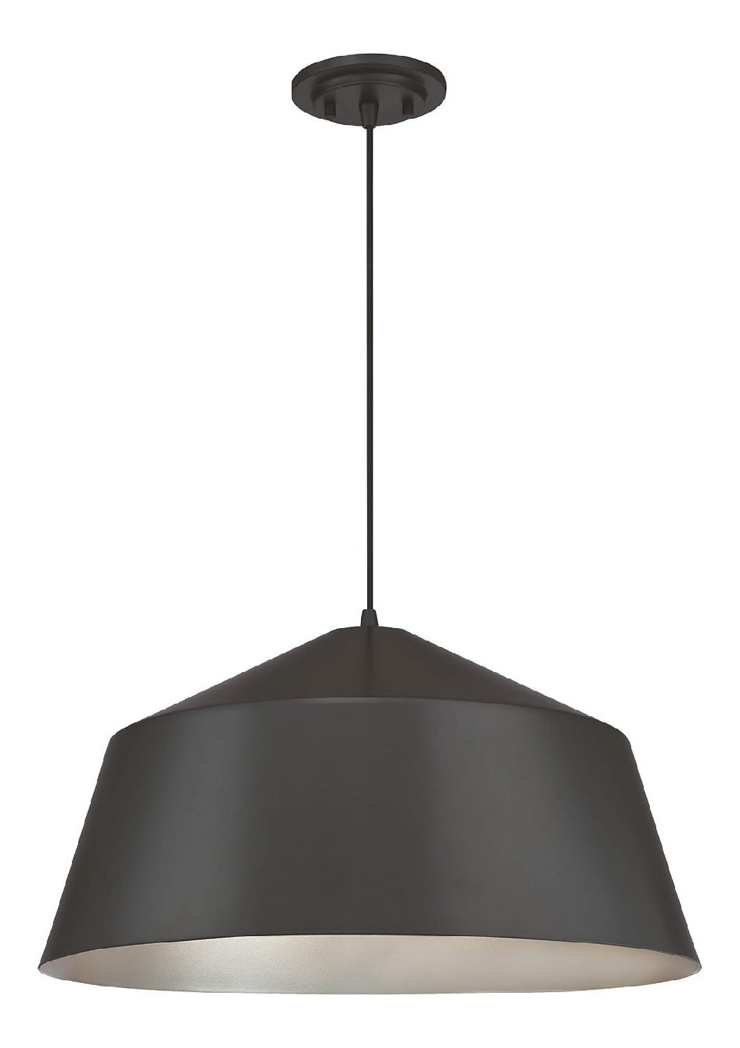 Lampada a sospensione regolabile struttura in metallo bronzo