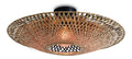 Plafoniera da soffitto 44 cm dimmerabile nero