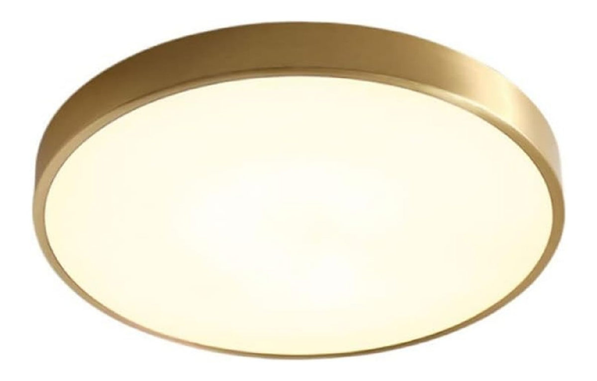 Dimmerabile plafoniera da soffitto LED integrato oro
