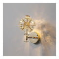 Applique da parete LED integrato dimmerabile ottone
