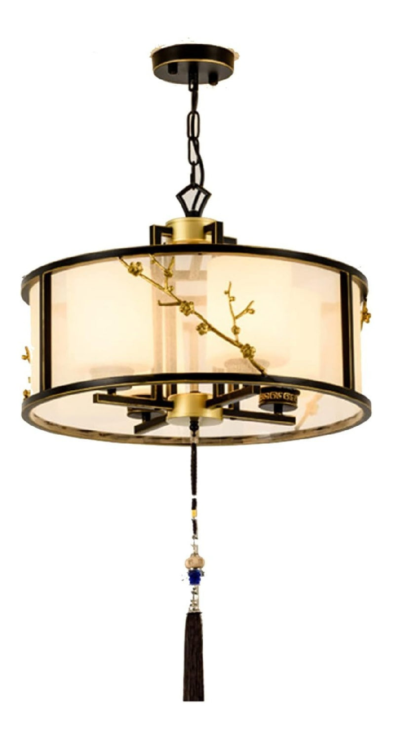 Lampada a sospensione 4 luci nero