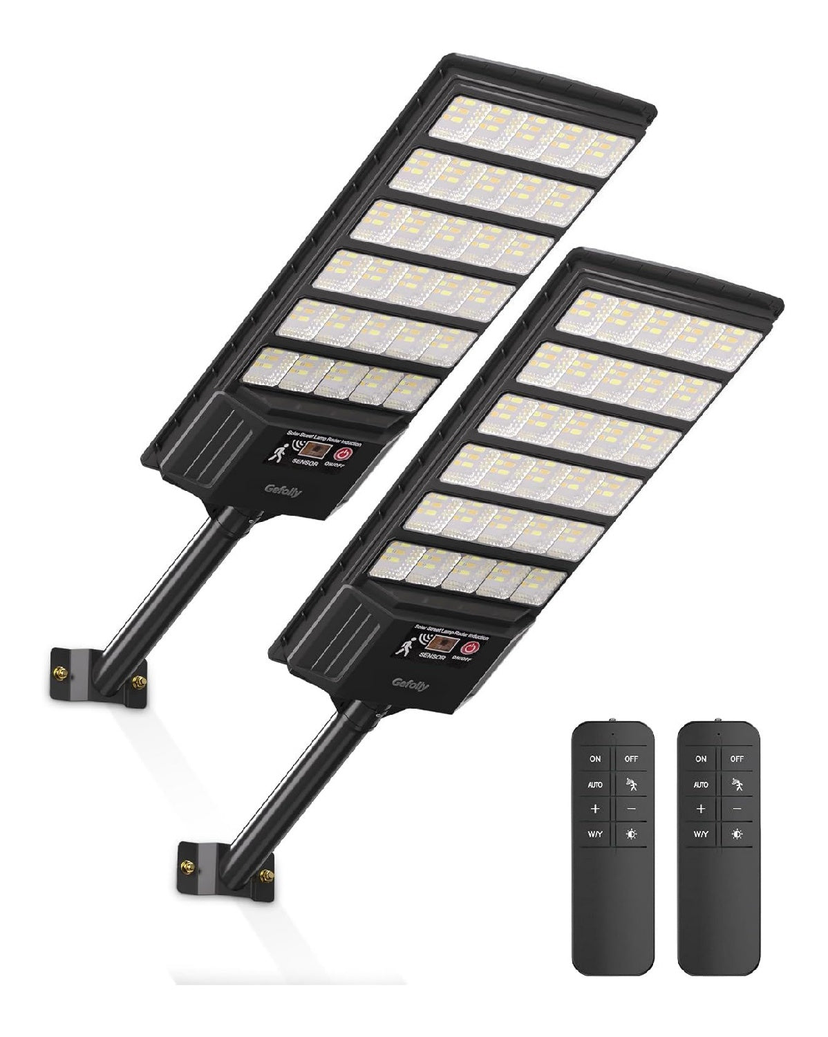 Illuminazione per esterni regolabile con sensore nero
