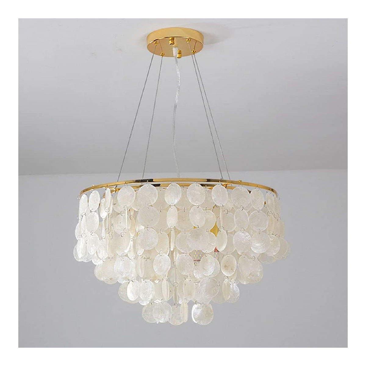 Lampada a sospensione dimmerabile con cristalli nero