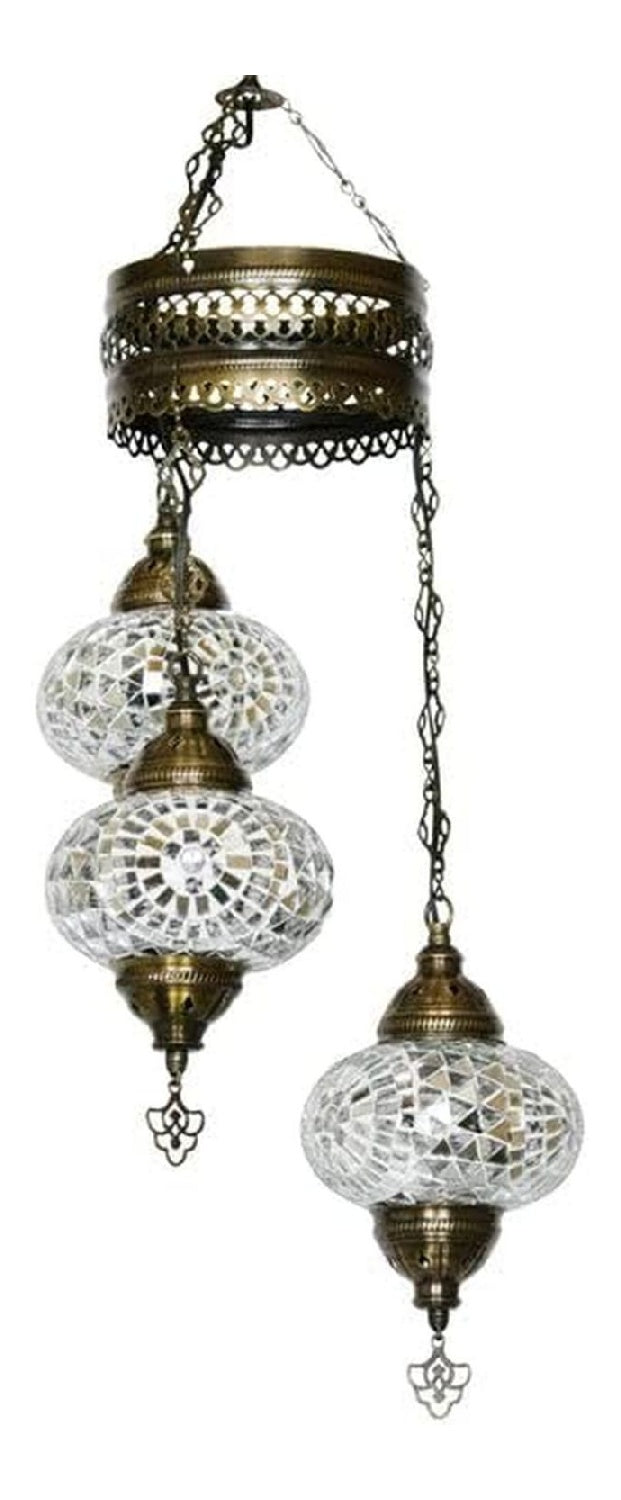 Lampada da tavolo con diffusore in vetro struttura in metallo rame