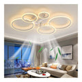 Ventilatore da soffitto con luce 100 cm dimmerabile oro