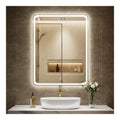 Applique da parete Specchio bagno anti-appannamento colori retroilluminato