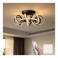 Plafoniera da soffitto 58 cm dimmerabile nero