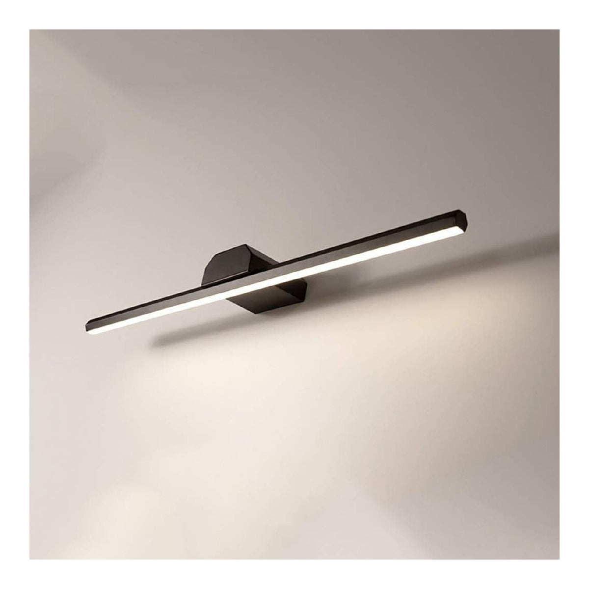 Serie Specchio Semplice Impermeabile Trucco regolabile struttura in metallo nero