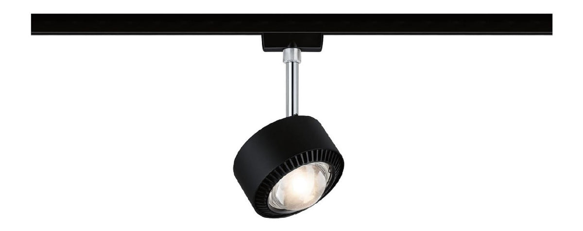 Led integrato faretto orientabile nero