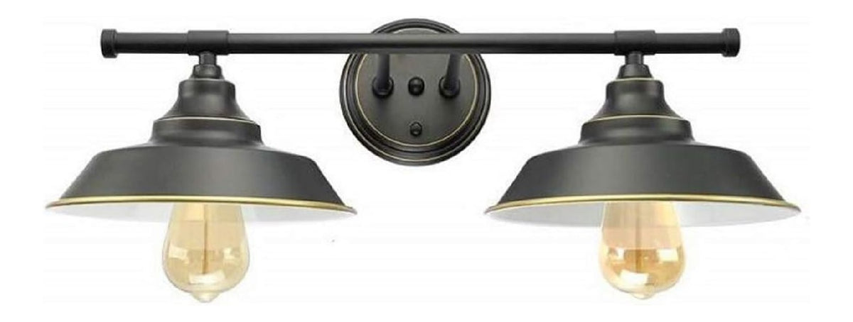 Applique da parete stile industriale stile vintage nero