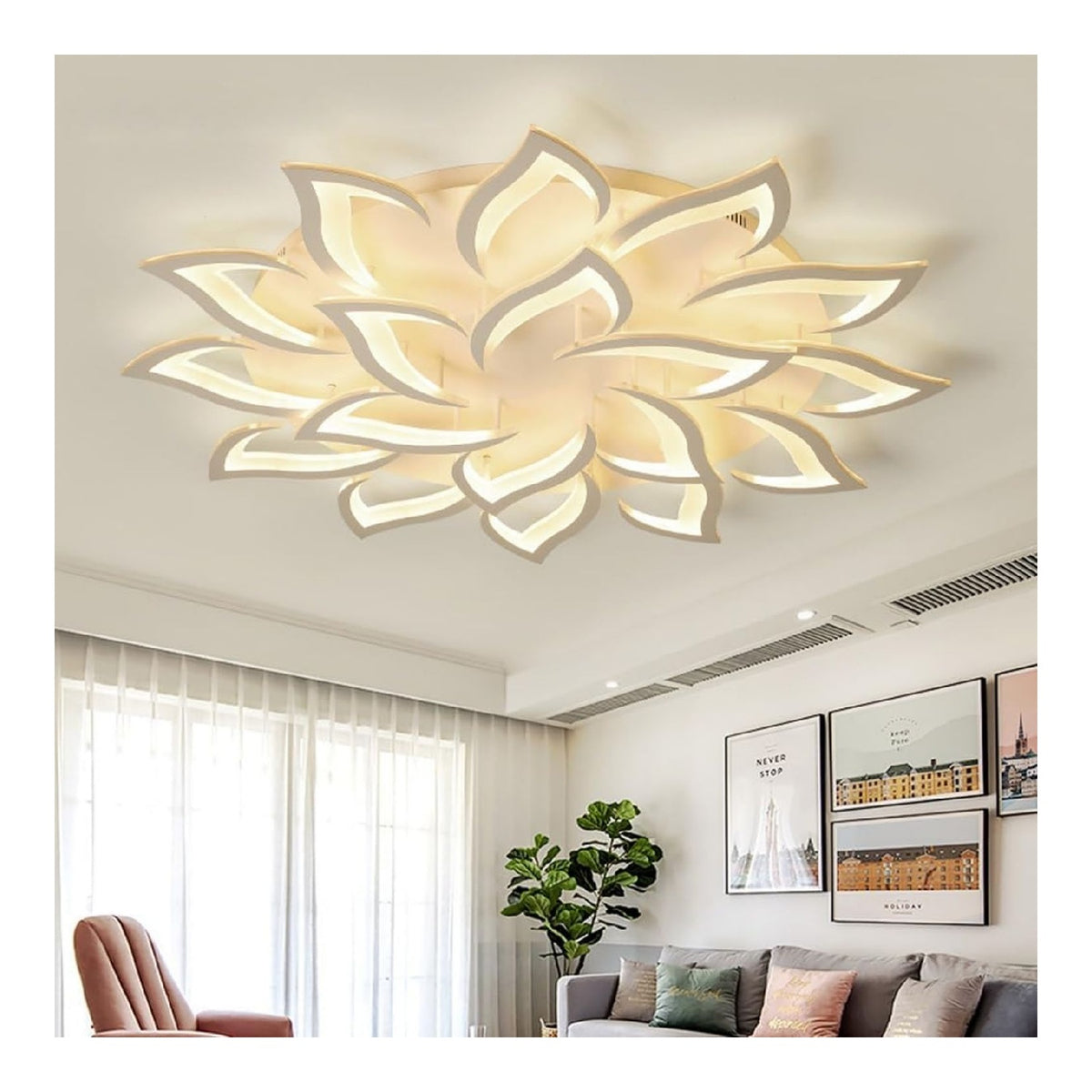 Plafoniera da soffitto dimmerabile regolabile bianco 8 cm