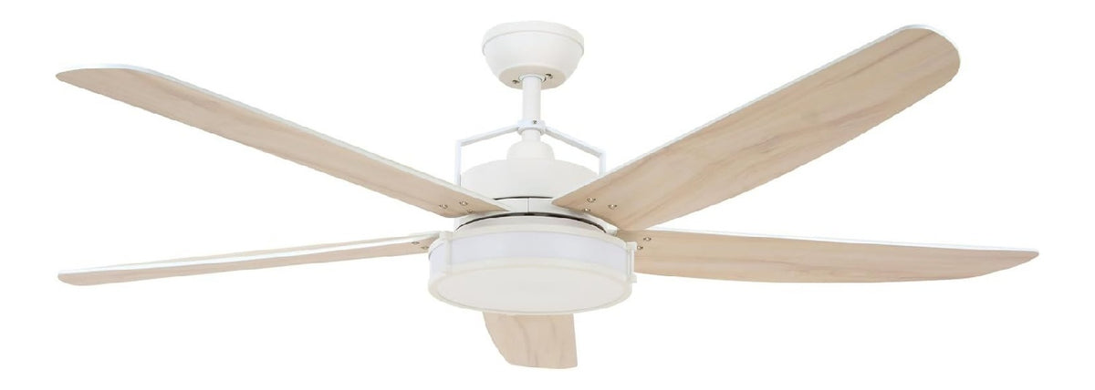 Led integrato ventilatore da soffitto con luce bianco