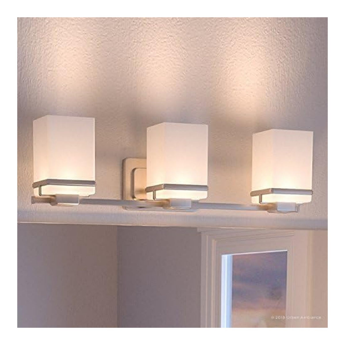 Applique da parete Urban Ambiance lampada bagno transizione